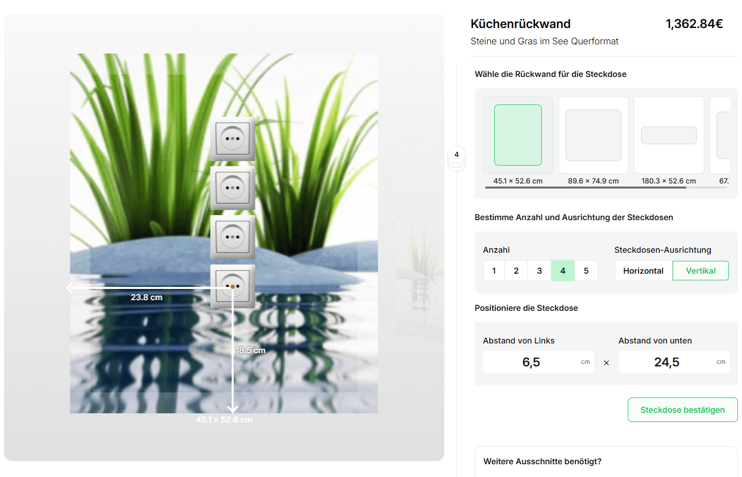 Kitchen Backsplash Configurator
